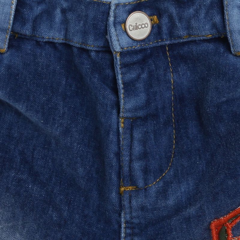 Boys Blue Applique Jeans image number 2